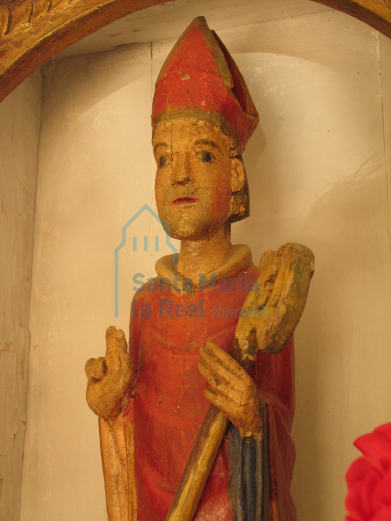Talla de San Martín Obispo de Tours