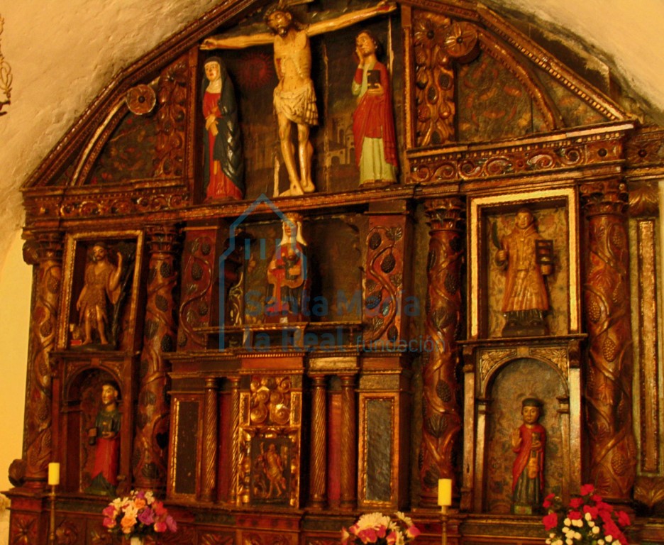 Vista del interior del ábside