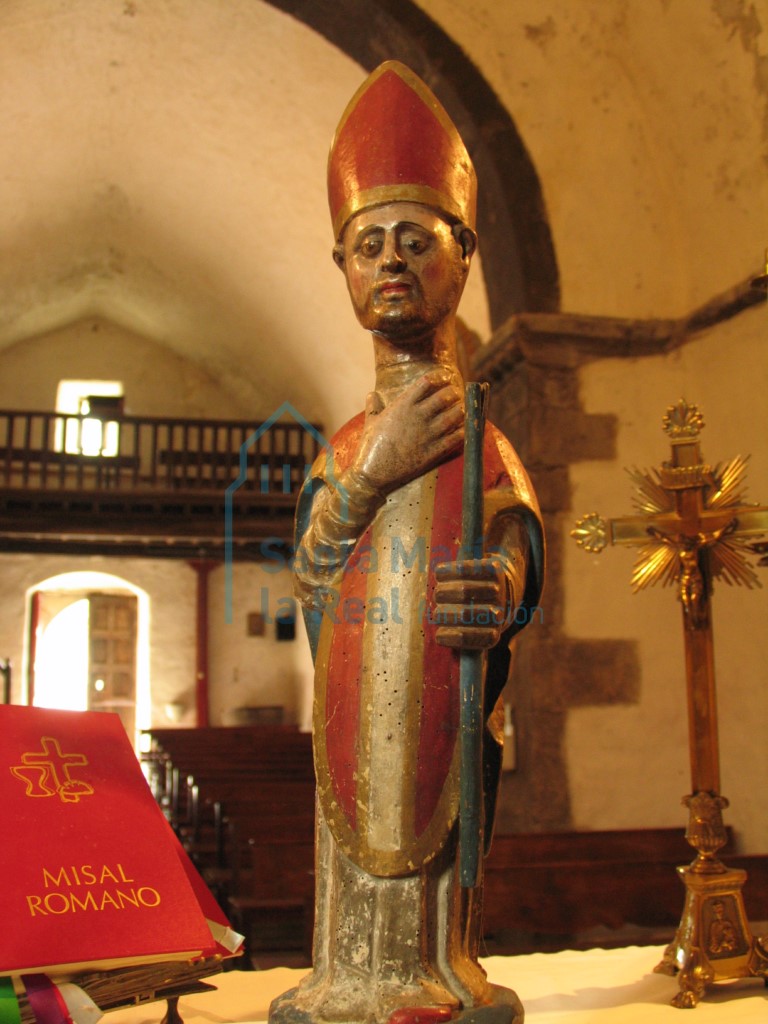 Talla de San Vicente obispo