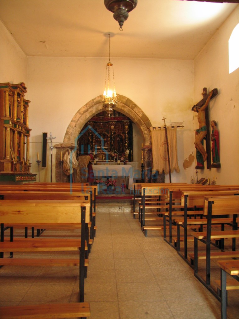 Interior desde los pies