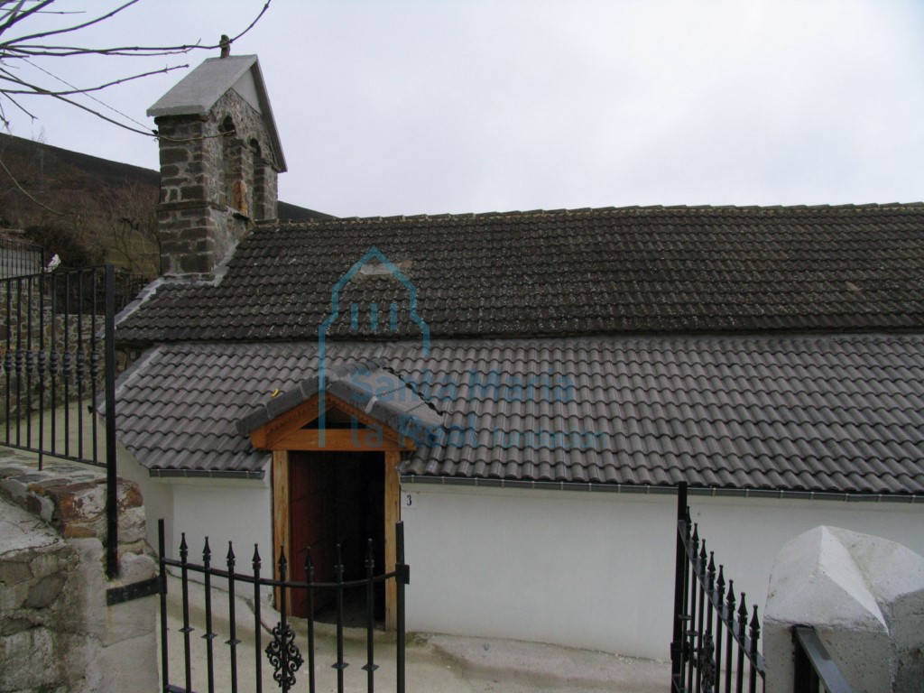 Exterior de la fachada sur