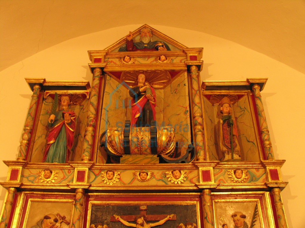 Detalle del retablo del altar mayor