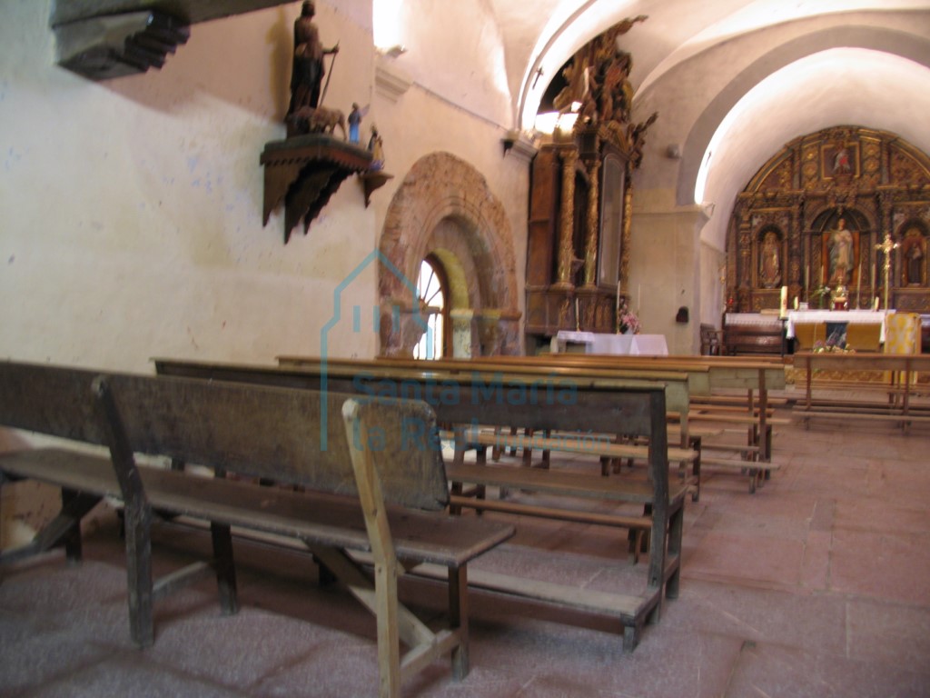 Interior haca la cabecera