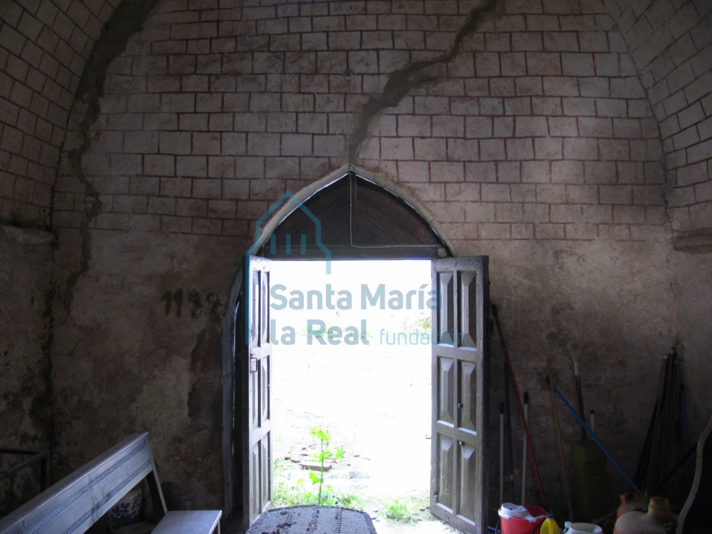 Capilla donde se encuentra el sarcófago de Santo Dolfo: vista hacia los pies