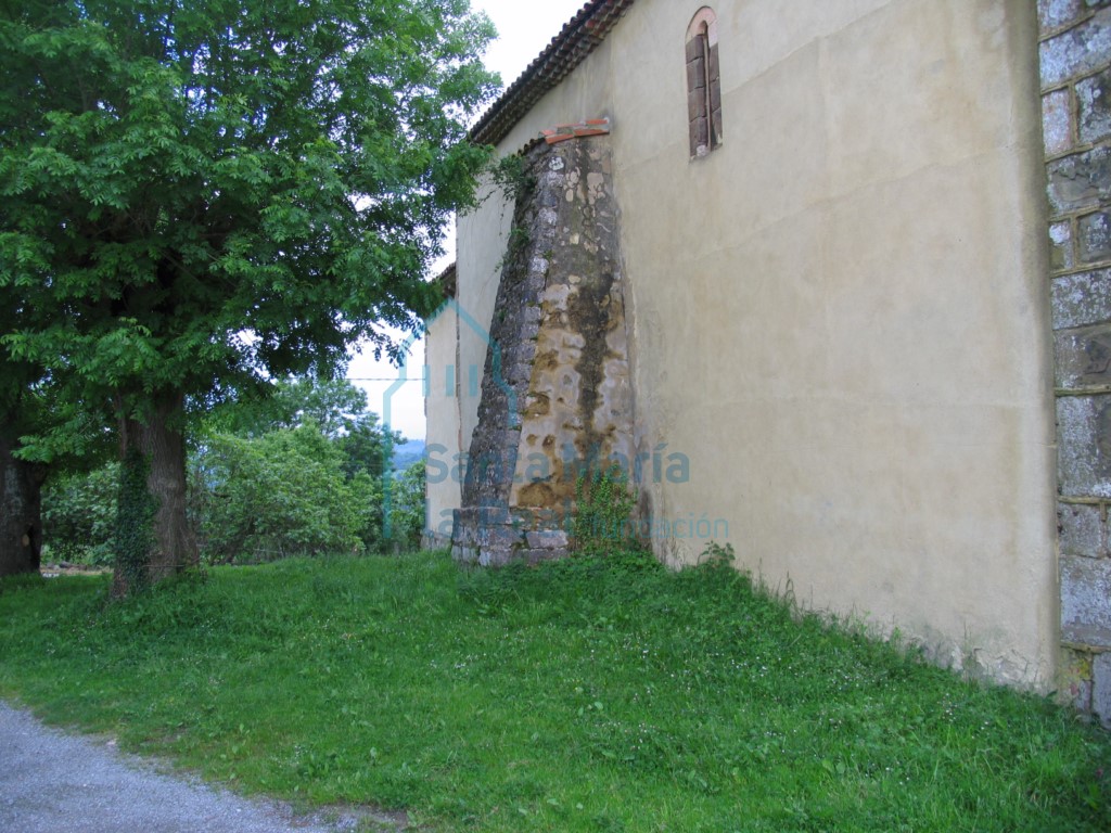 Exterior de la nave septentrional
