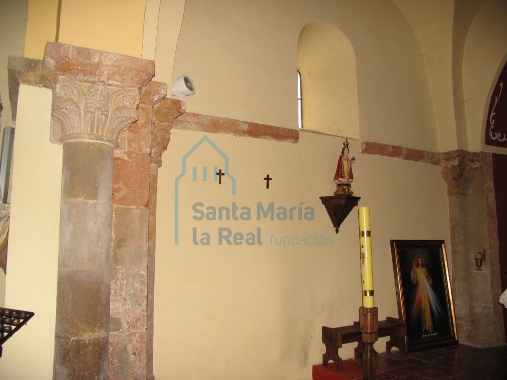 Flanco norte de la cabecera