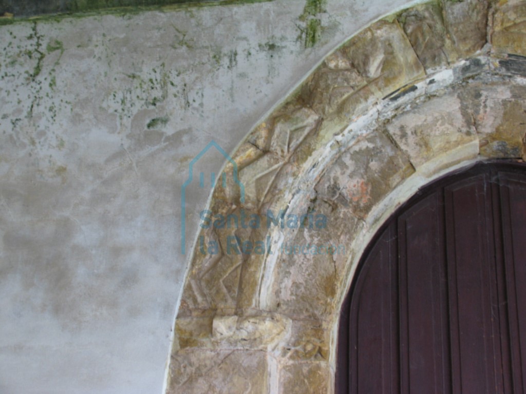Detalle de la portada occidental