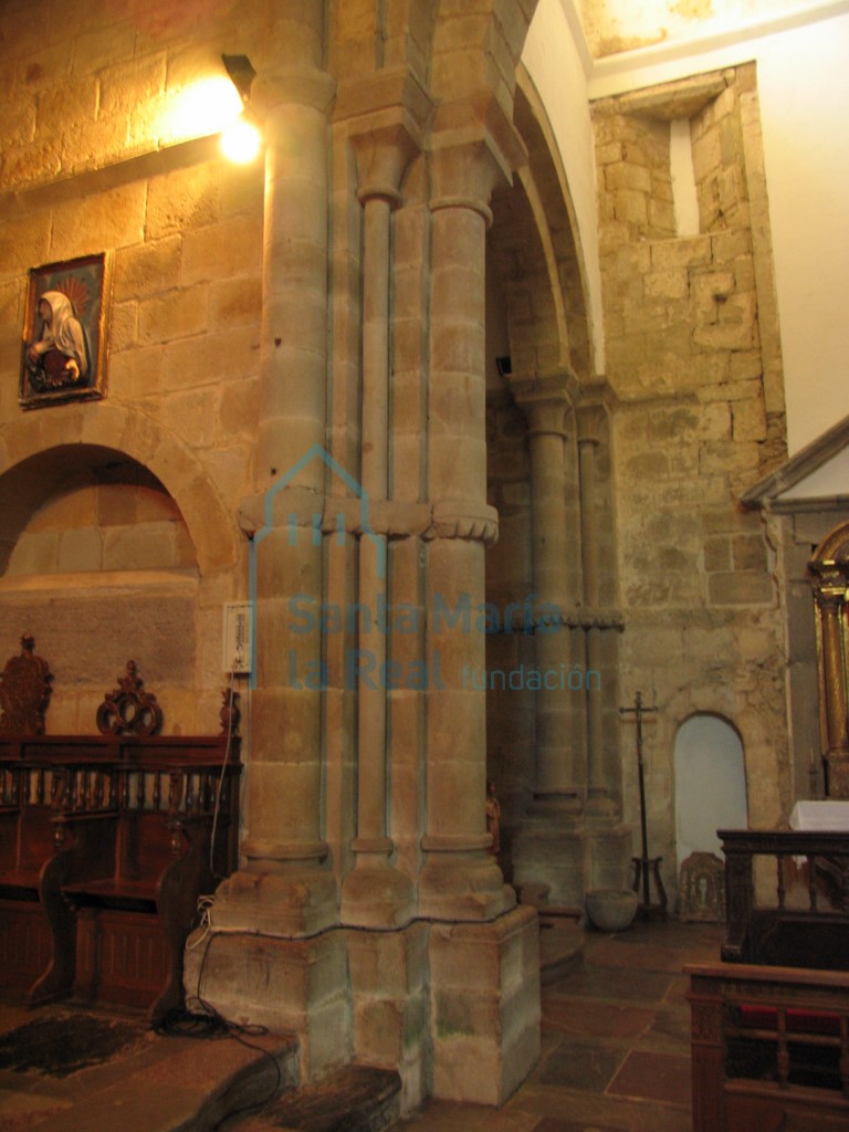 Pilares de la cabecera