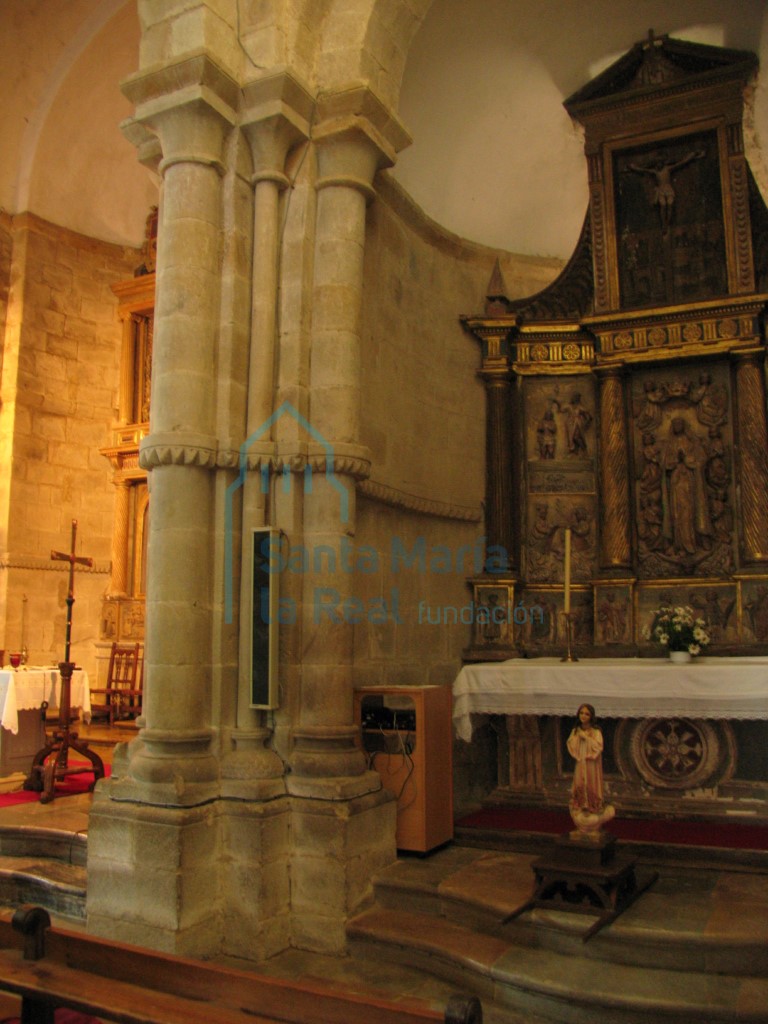 Pilares de la cabecera