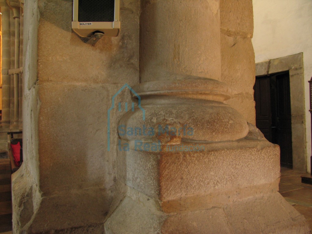 Detalle del interior de las naves