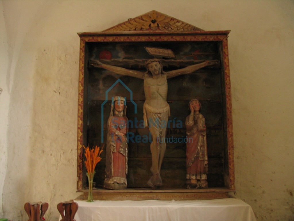 Calvario de la capilla sur de la cabecera
