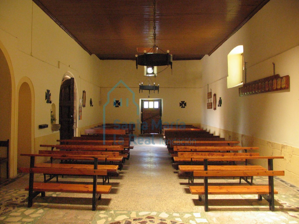Vista del interior desde la cabecera Vista del interior desde la cabecera