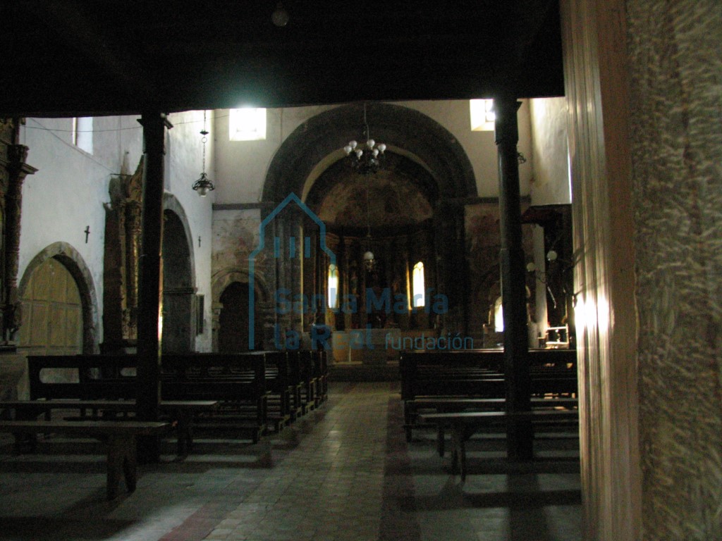 Interior desde los pies