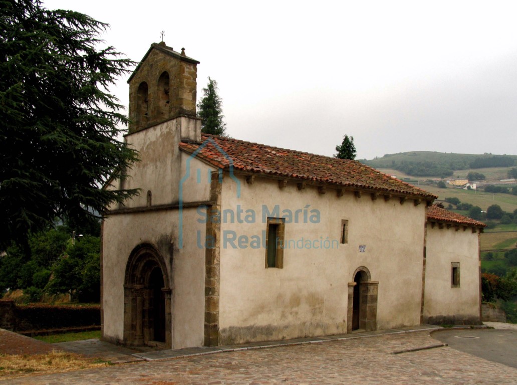 Vista exterior desde el lado sur-occidental