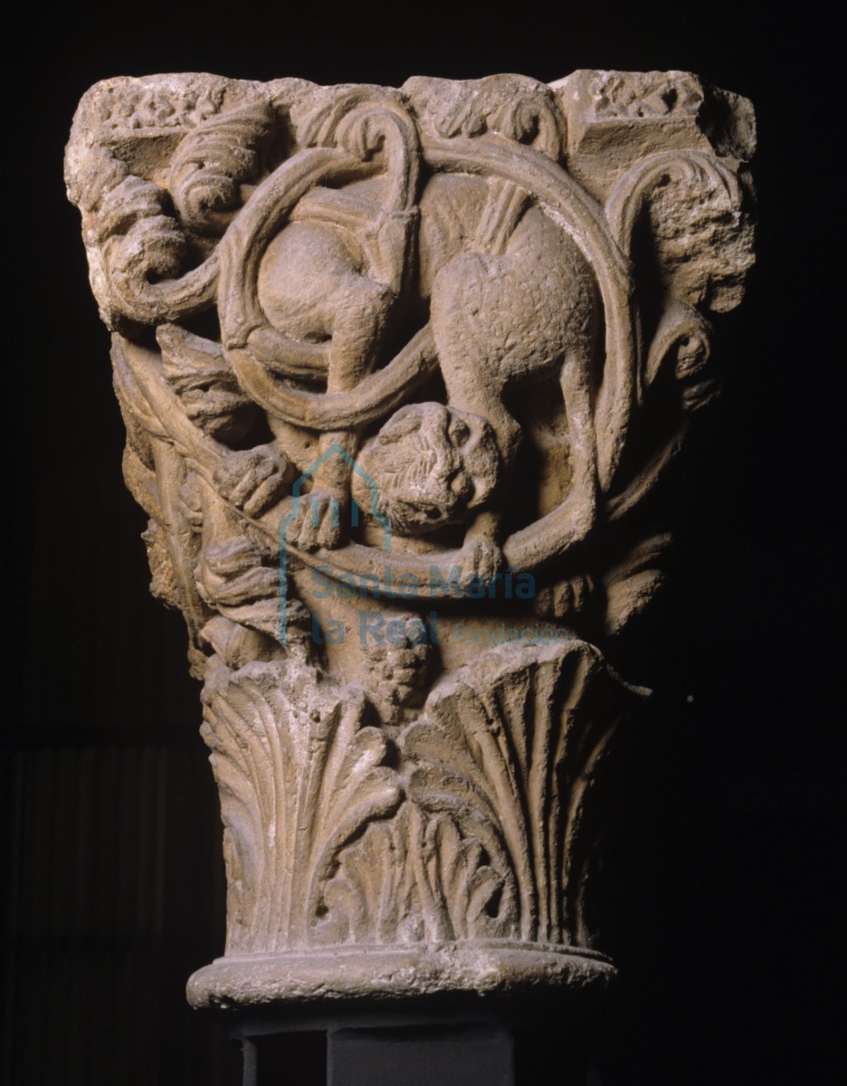 Capitel figurado. Monasterio de Santa María La Real.