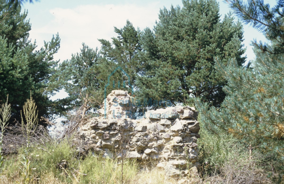 Vista general de las ruinas de la Ermita de la Virgen del Llano