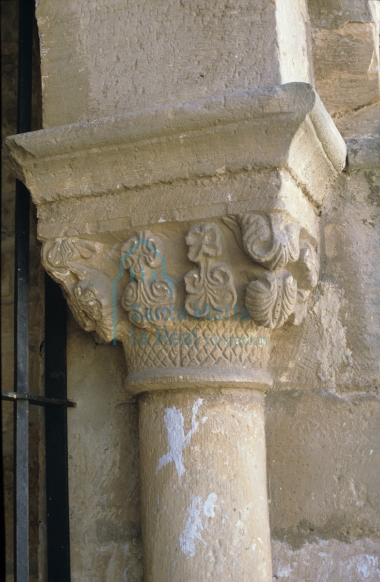 Capitel vegetal.