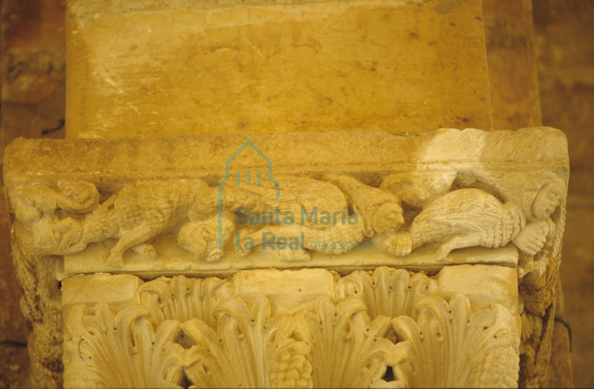 Capitel vegetal del arco triunfal Capitel vegetal del arco triunfal