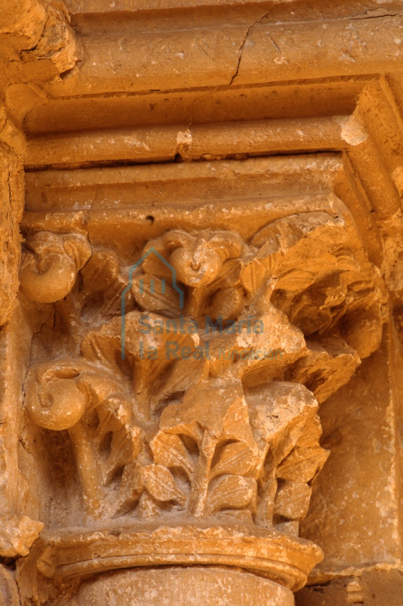 Capitel. Portada occidental.