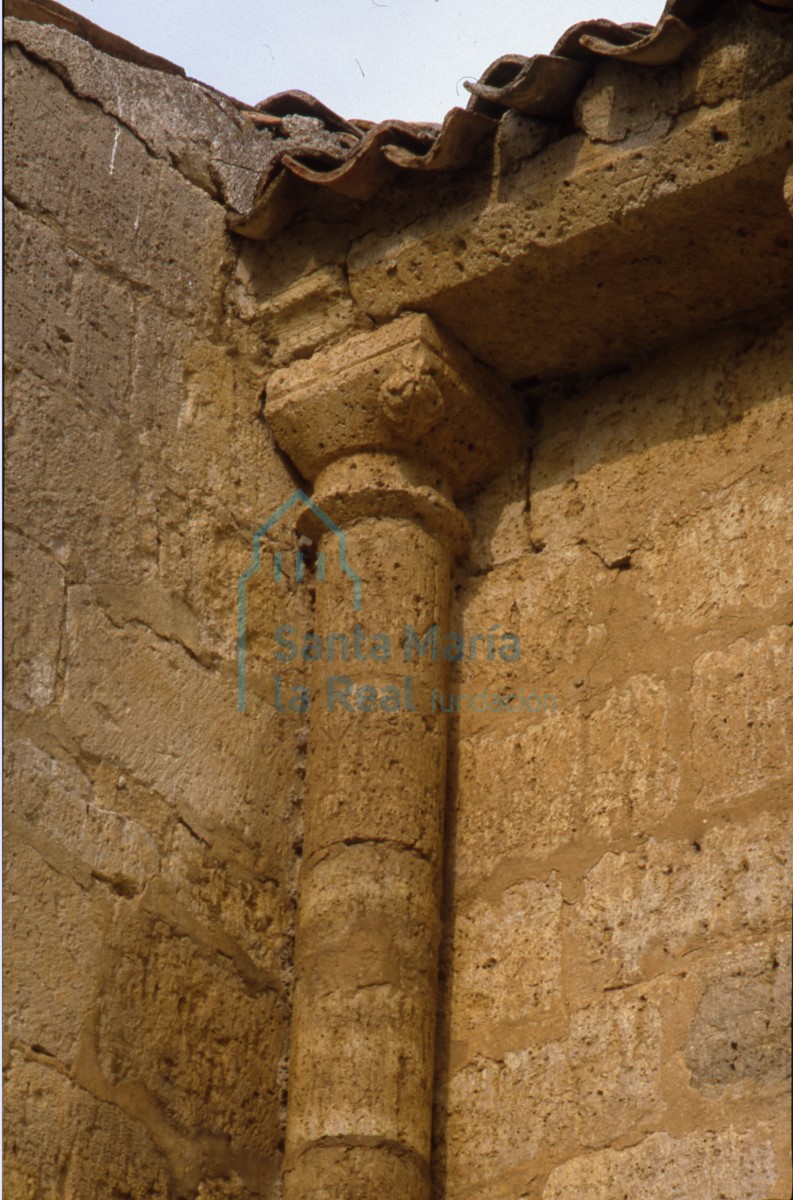 Columna adosada del abside