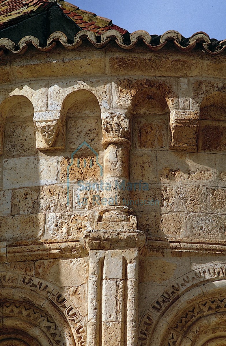 Detalle del ábside mayor Detalle del ábside mayor