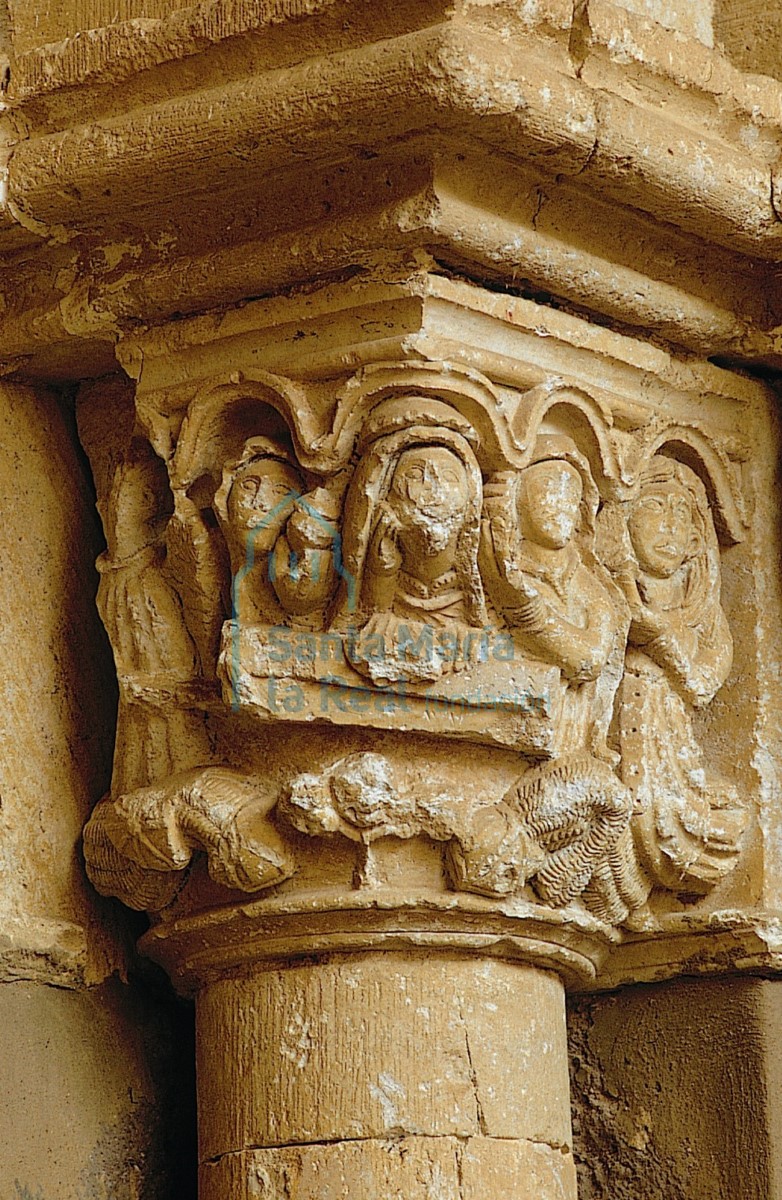 Capitel de la portada occidental