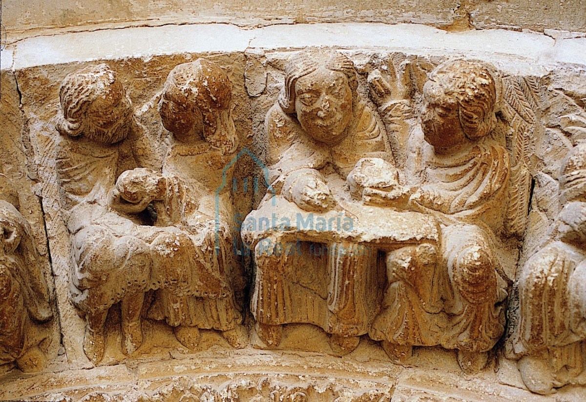Detalle de la arquivolta