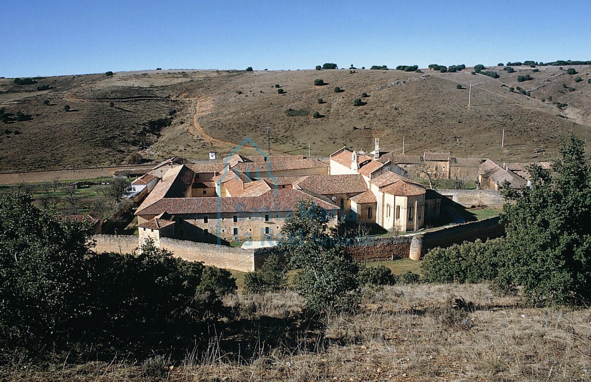 Vista del conjunto monástico de San Andrés de Arroyo
