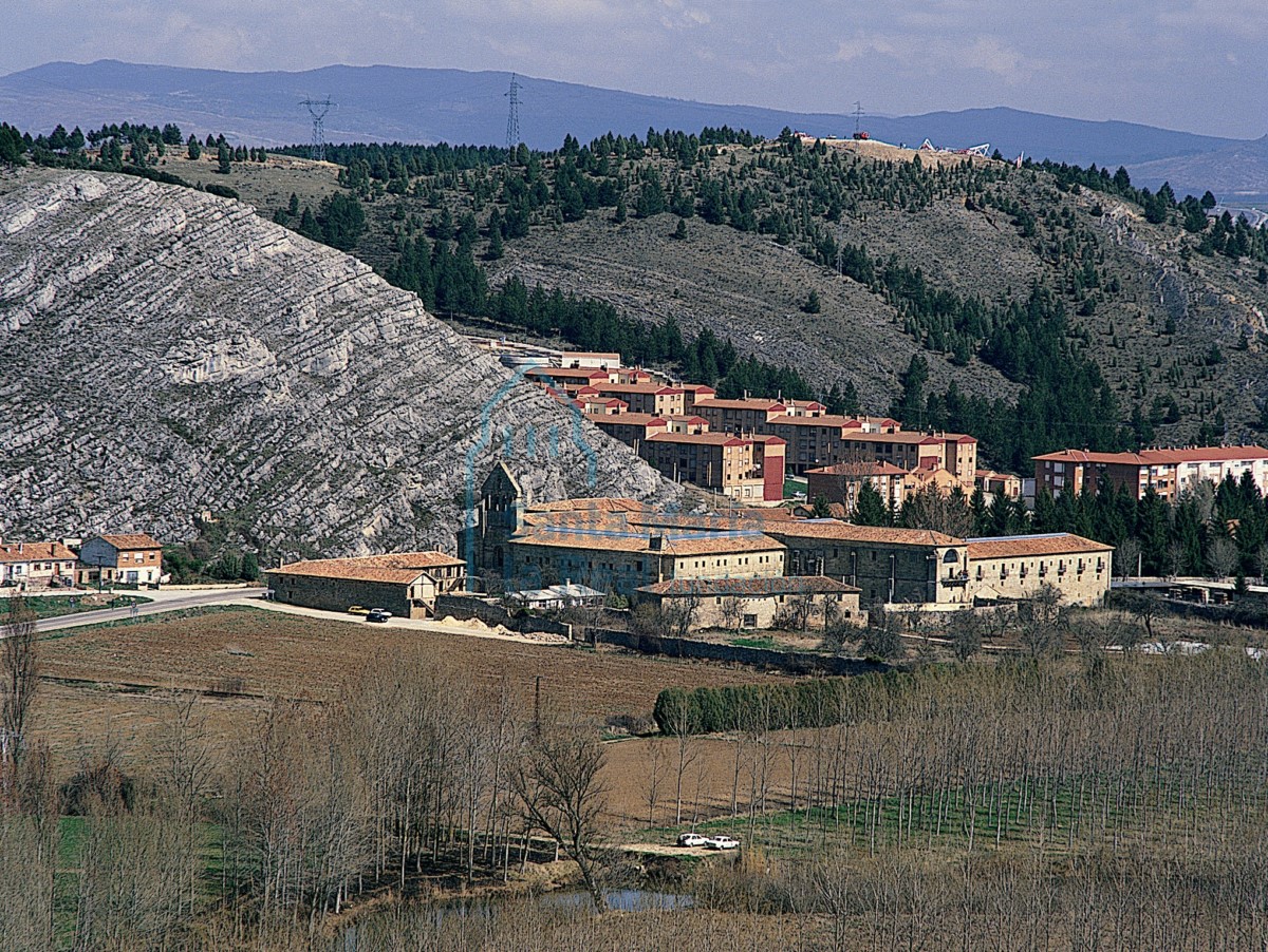 Panorámica con el Monasterio, Aguilar de Campoo