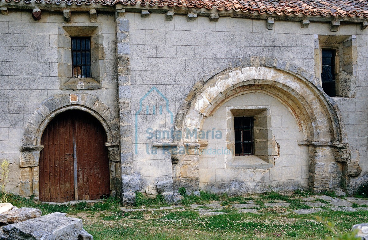 Muro sur de la nave