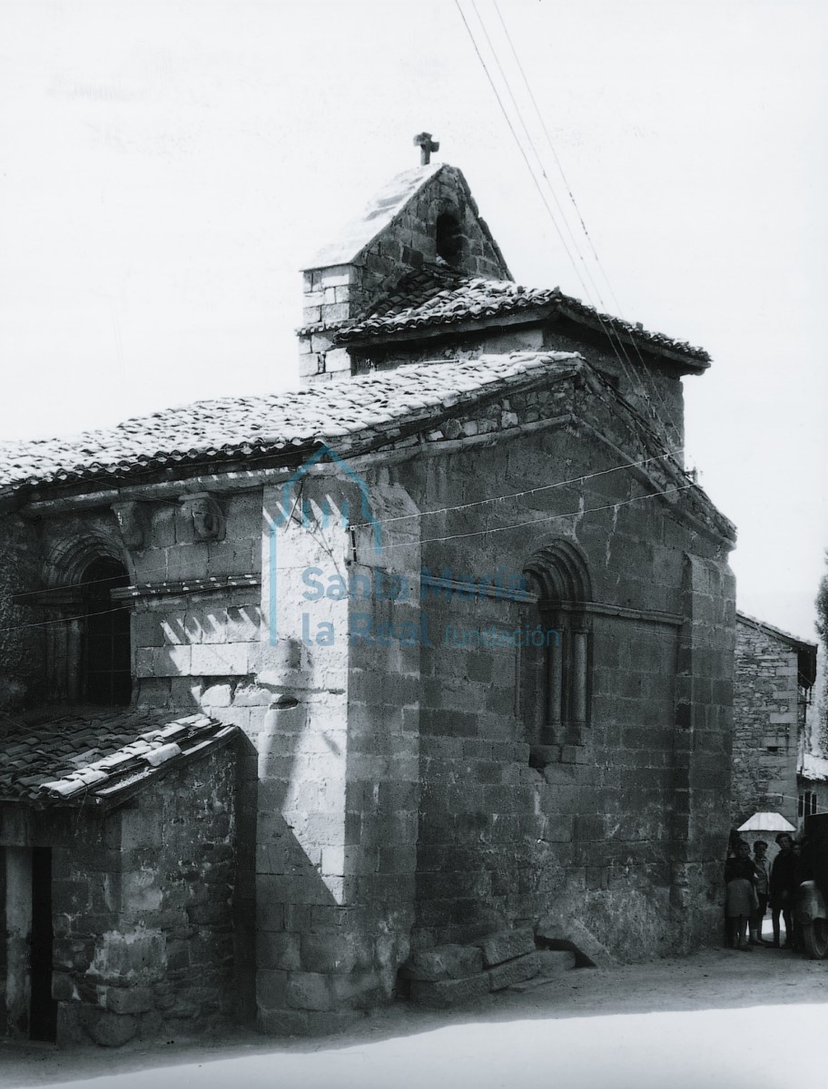 La iglesia antes de la reconstrucción