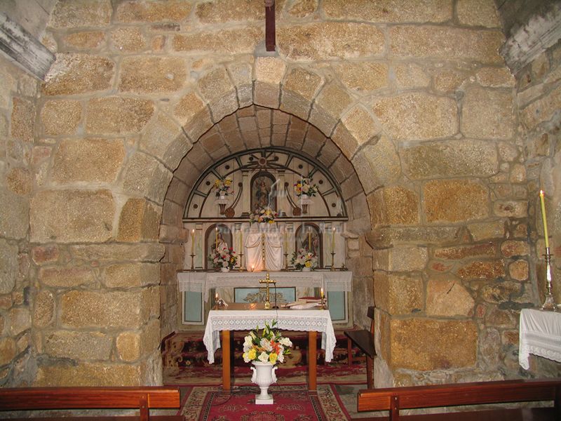 Interior de la capilla mayor