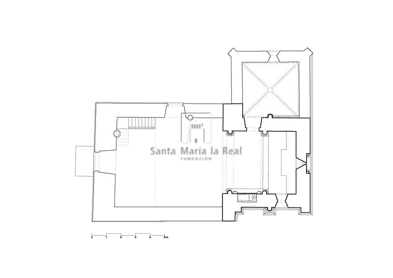 Planta con delimitación de la fase románica