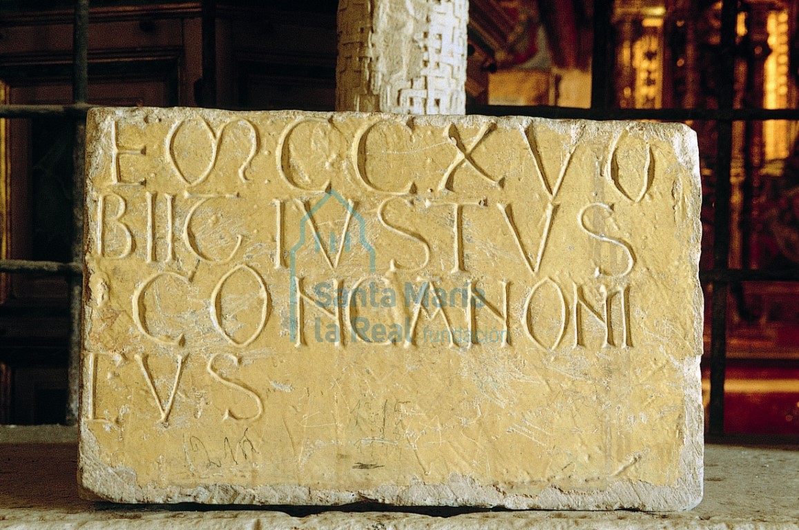Epitafio del canónigo Justo, de 1177