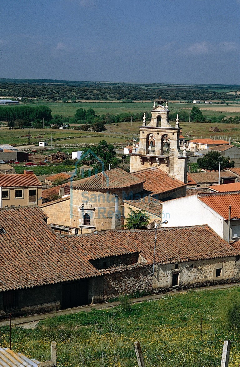 Panorámica de Almenara con la iglesia