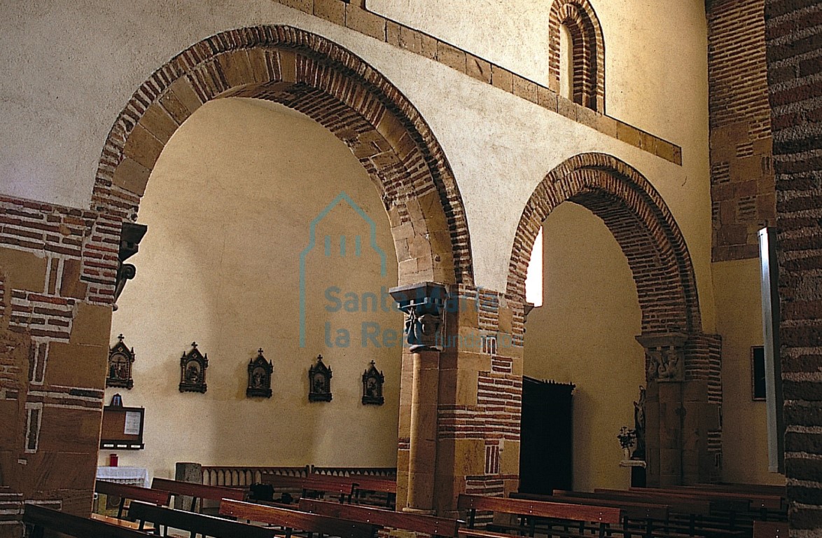 Arcos formeros del lado de la epístola