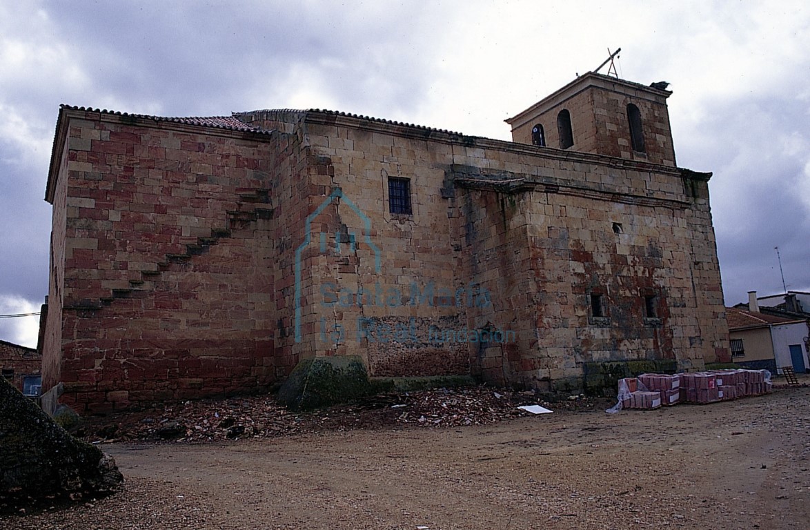 Vista general de la fachada norte