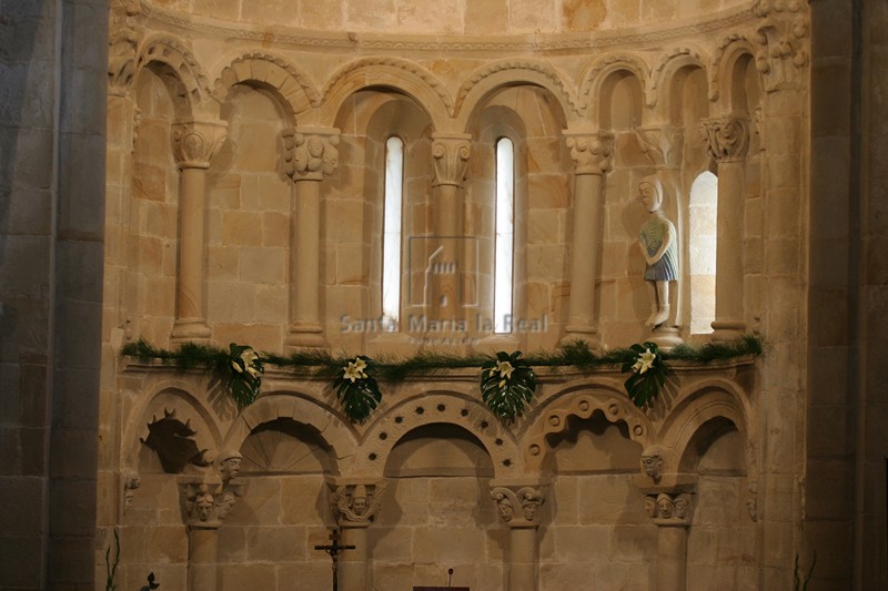 Detalle del ábside