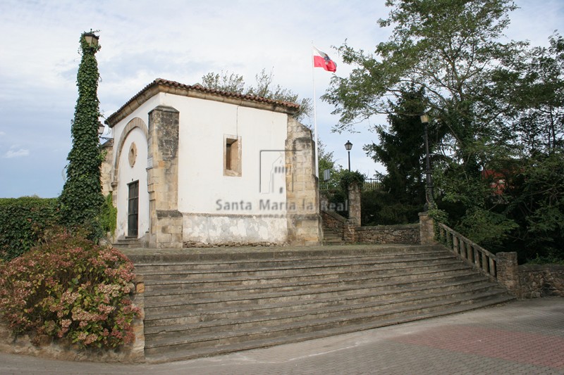 Vista general de la situación actual de la antigua ubicación de la ermita Vista general de la situación actual de la antigua ubicación de la ermita