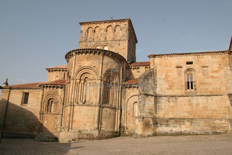 Vista general del ábside de la colegiata