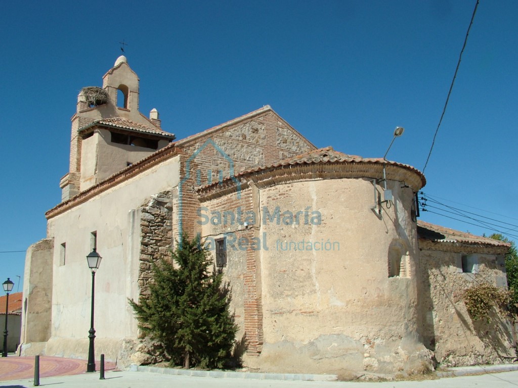 Vista del templo desde el sudeste
