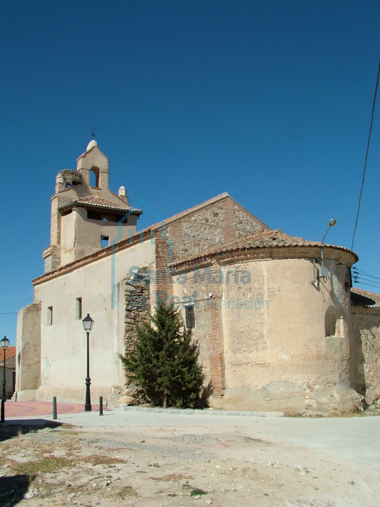 Vista del templo desde el sudeste