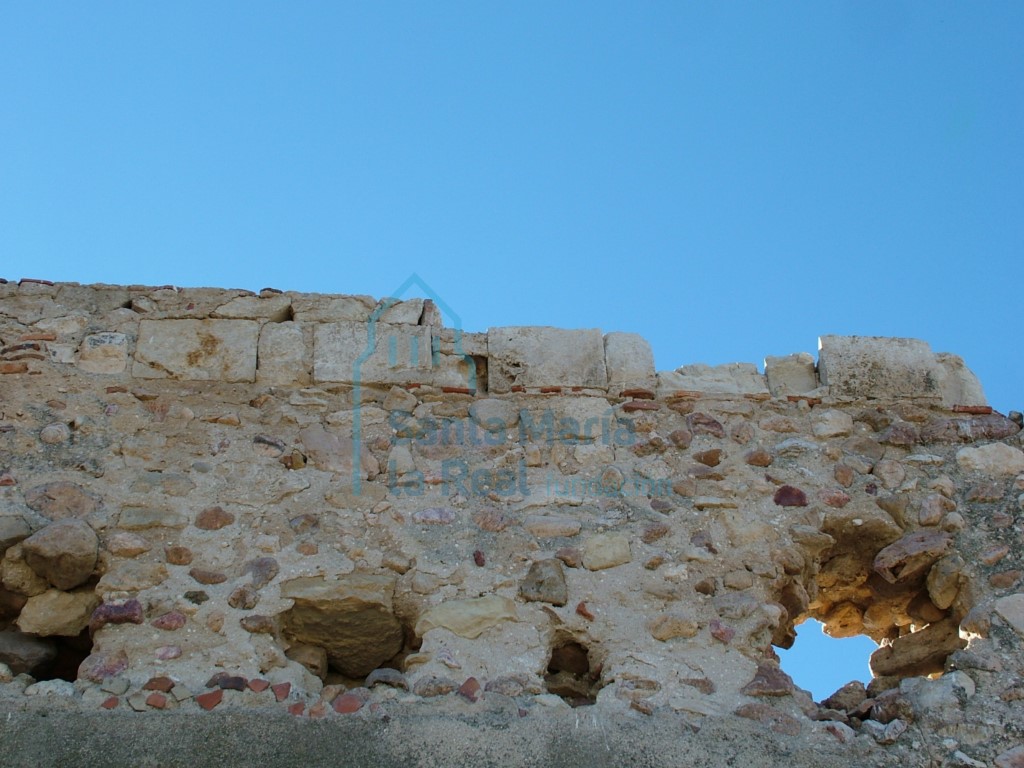 Detalle de los restos