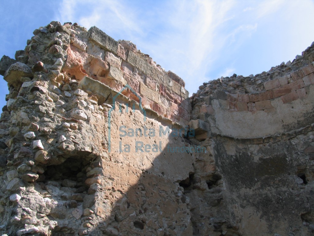 Detalle del muro lateral