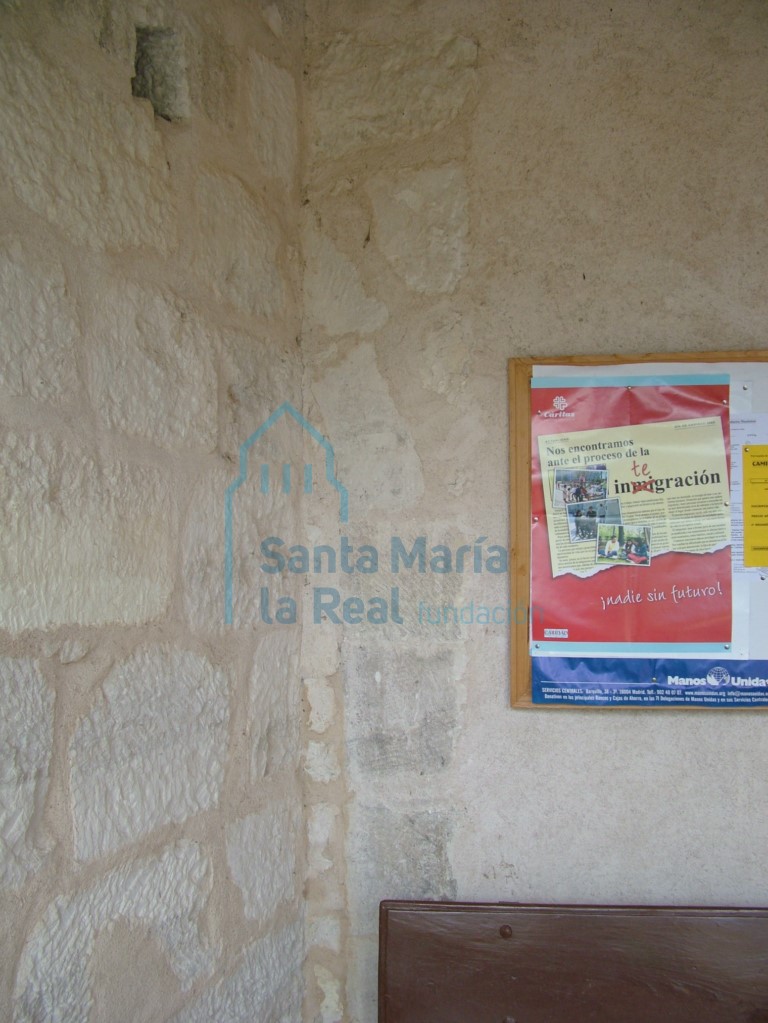 Parte de una arco cegado