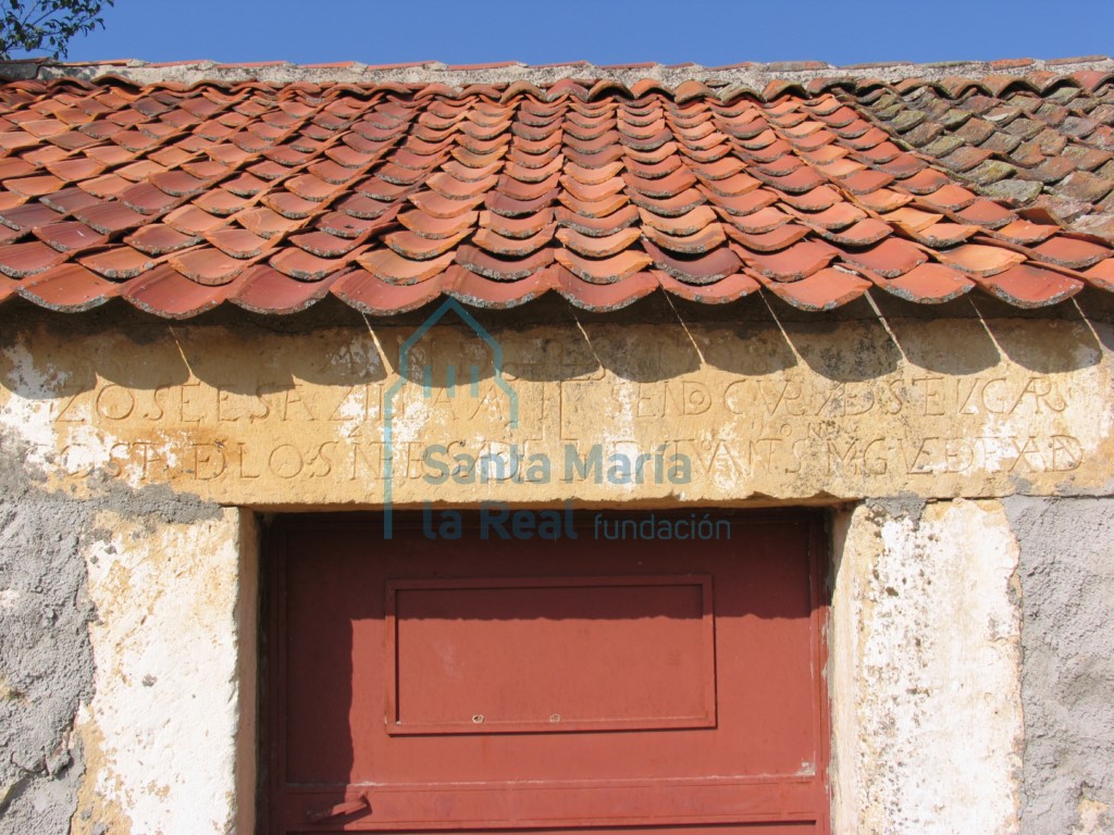 Incripción en el cementerio