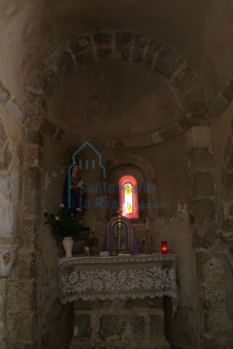 Interior del ábside más meridional