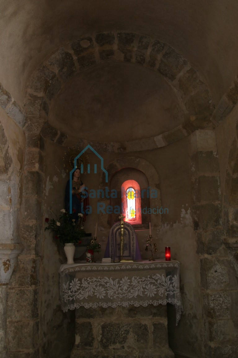 Interior del ábside más meridional