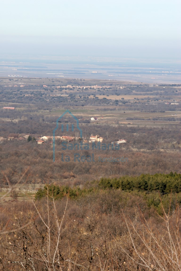 Panorámica de Pelayos desde Santa María de la Sierra