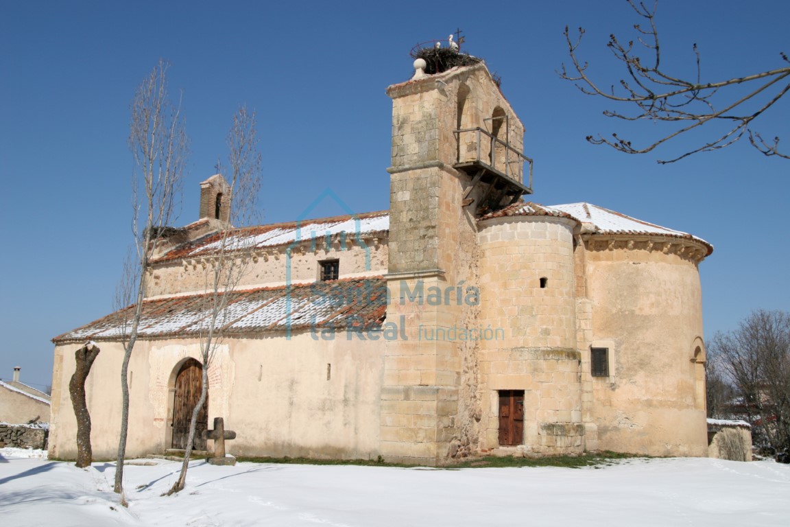 La iglesia desde el sudeste